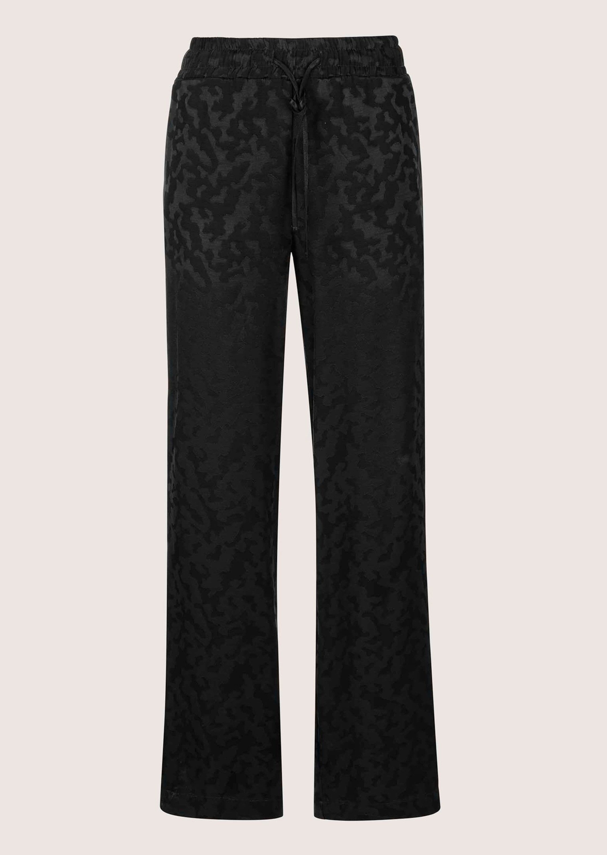 Stoffhose Schlupfhose mit langem Bein, Viskose