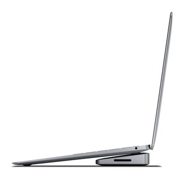 BRYDGE Laptop-Dockingstation Stone Pro Multiport-Hub, Thunderbolt-3, zwei Displays (4 K bei 60 Hz), DisplayPort