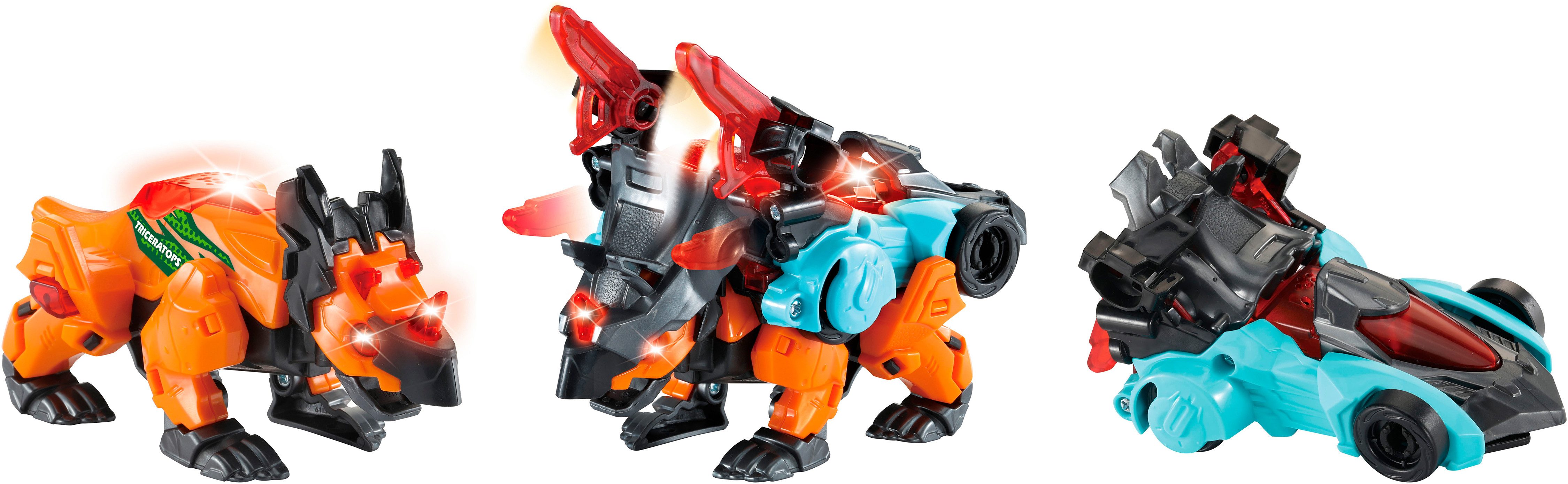 Actionfigur Switch&Go Dinos, Combo Triceratops