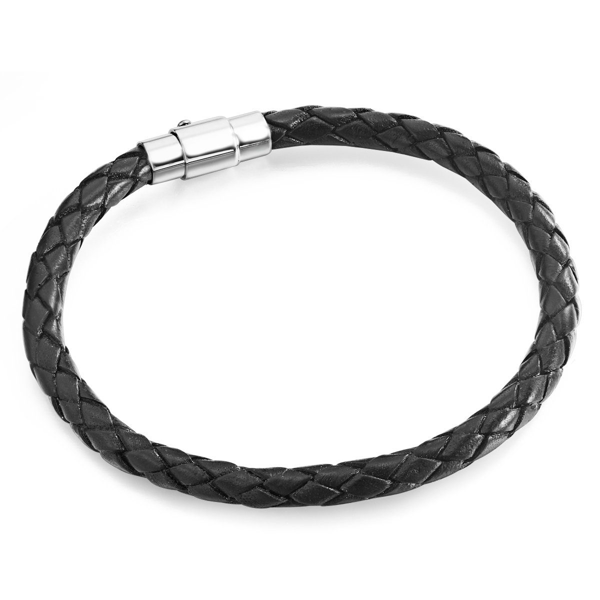 Rafaela Donata Lederarmband schwarz, aus Echtleder günstig online kaufen