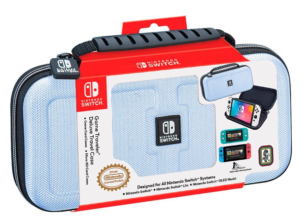 BigBen Nintendo-Schutzhülle Nintendo Switch / Lite / OLED Tasche NNS30 Case pastel blau AL112555