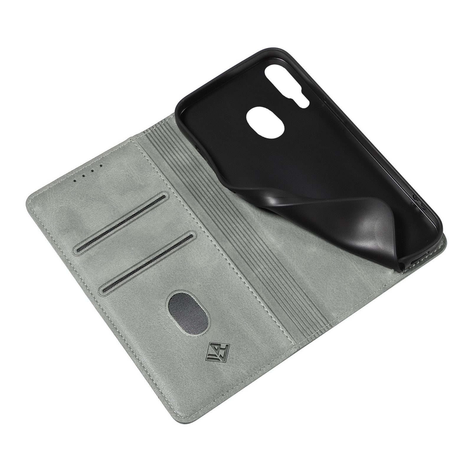 Tec-Expert Handyhülle Tasche Hülle für Samsung Galaxy A40 5.9 Zoll, 5.9", Cover Klapphülle Case mit Kartenfach Fliphülle aufstellbar