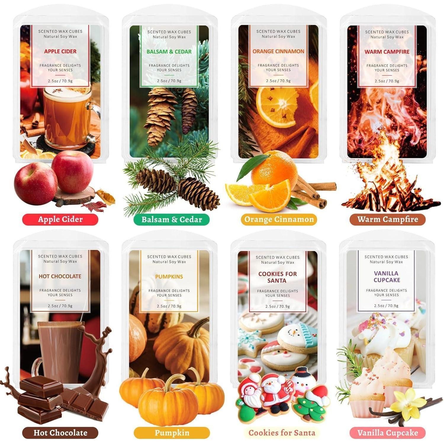 LuxusKollektion Duftkerze Duftwachs Sojawachs Winterduft Kürbisse Orange zimt Apfelwein