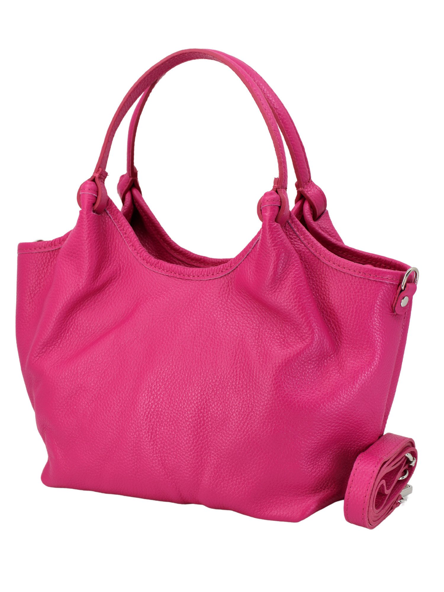 Schultertasche MARLIS Umhängetasche für Damen, Handtasche Echtleder