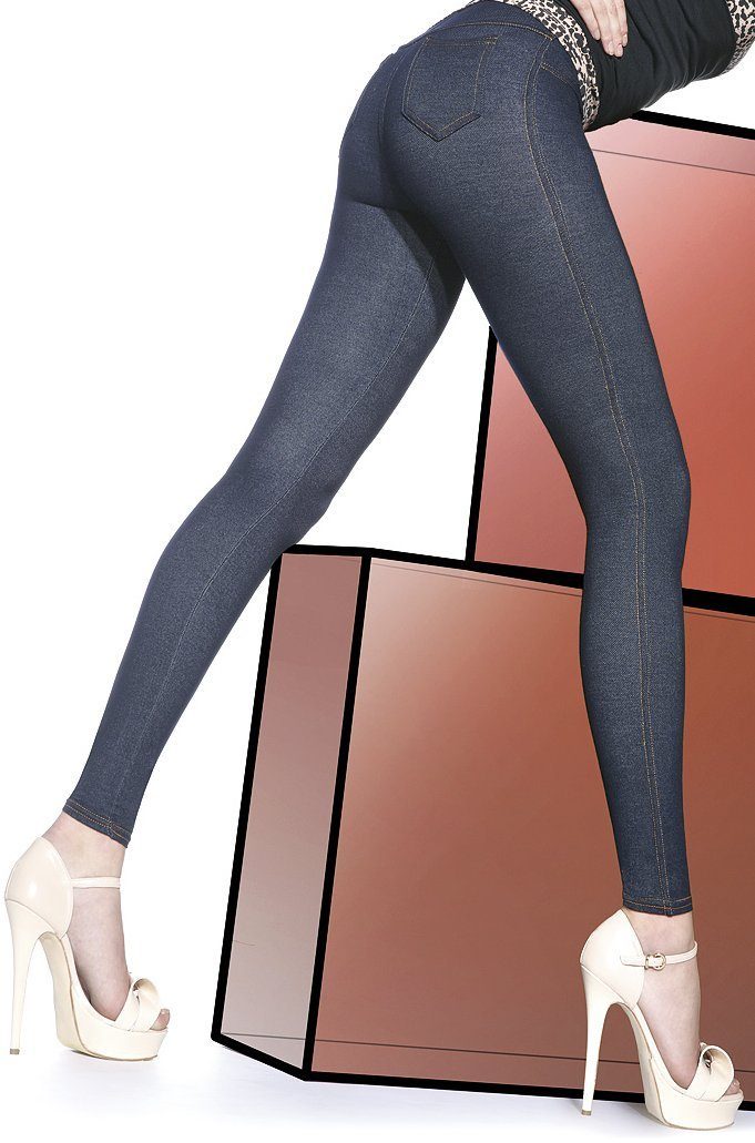 Tiefstpreisgarantie Bas Bleu Leggings Jeansleggings Jeansoptik in