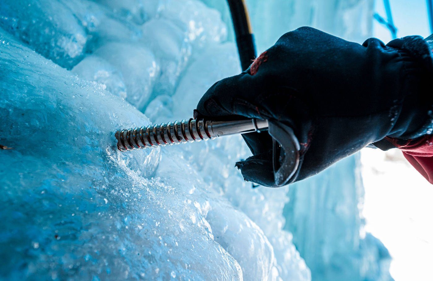 Grivel Eispickel Eisschraube Helix, äußerst effektive Eisschraube