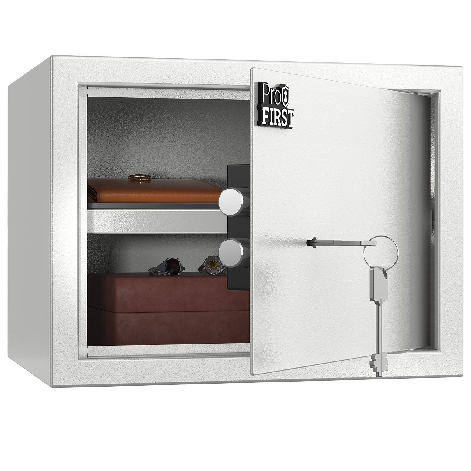 Profirst Möbeltresor Guardian 3 Doppelbarschloss Silber