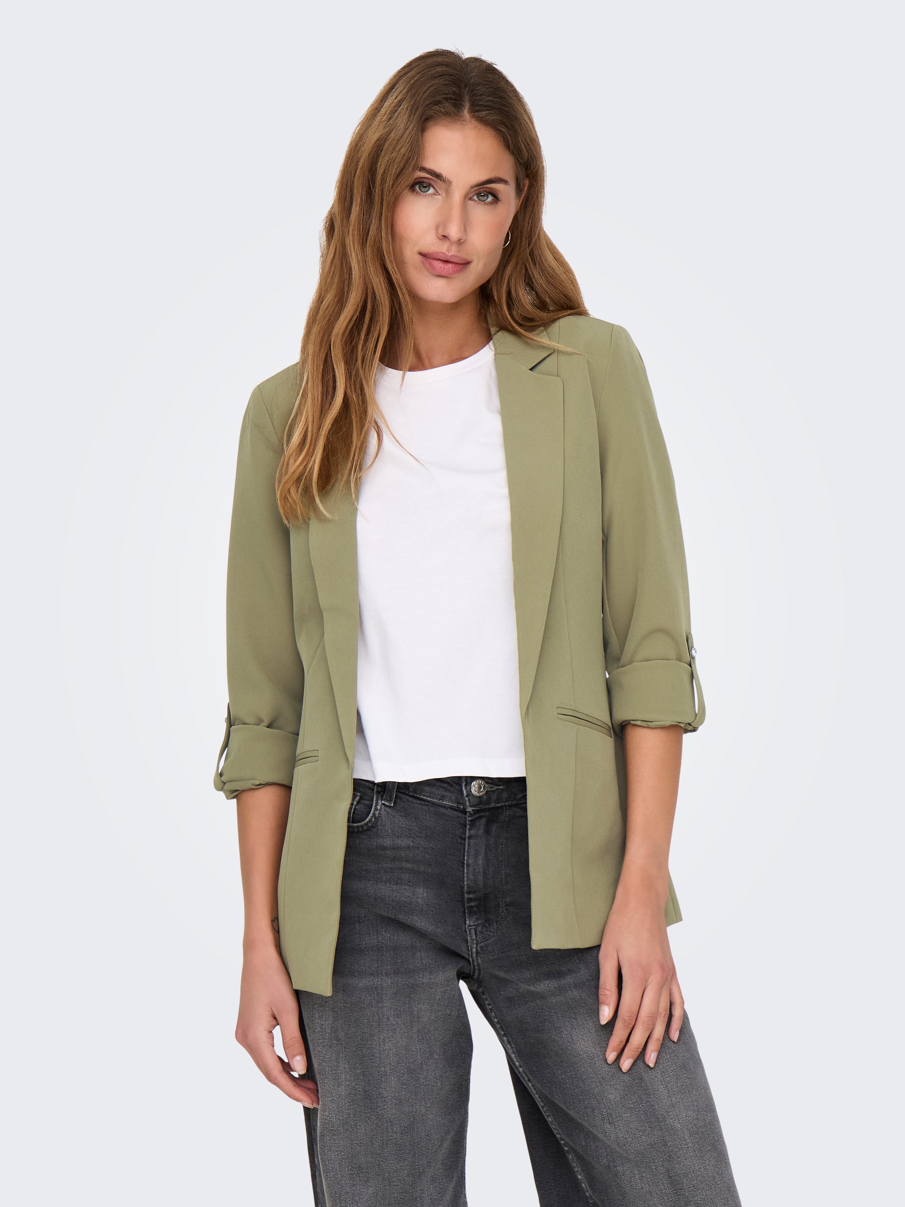 ONLY Kurzblazer ONLKAYLE-ORLEEN 3/4 BLAZER TLR NOOS Materialmix, regular fit