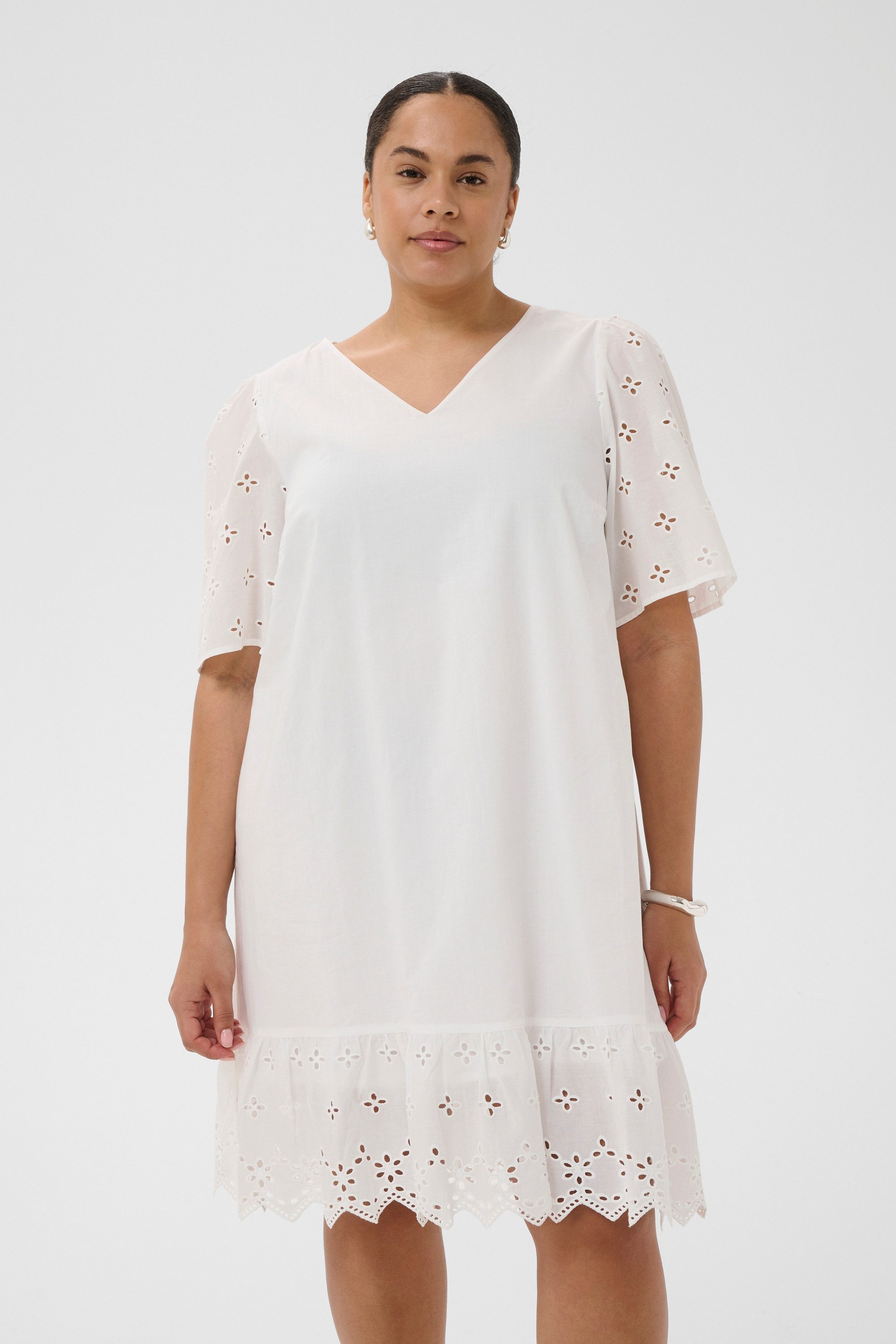 KAFFE Curve Blusenkleid Kleid KCmally Große Größen