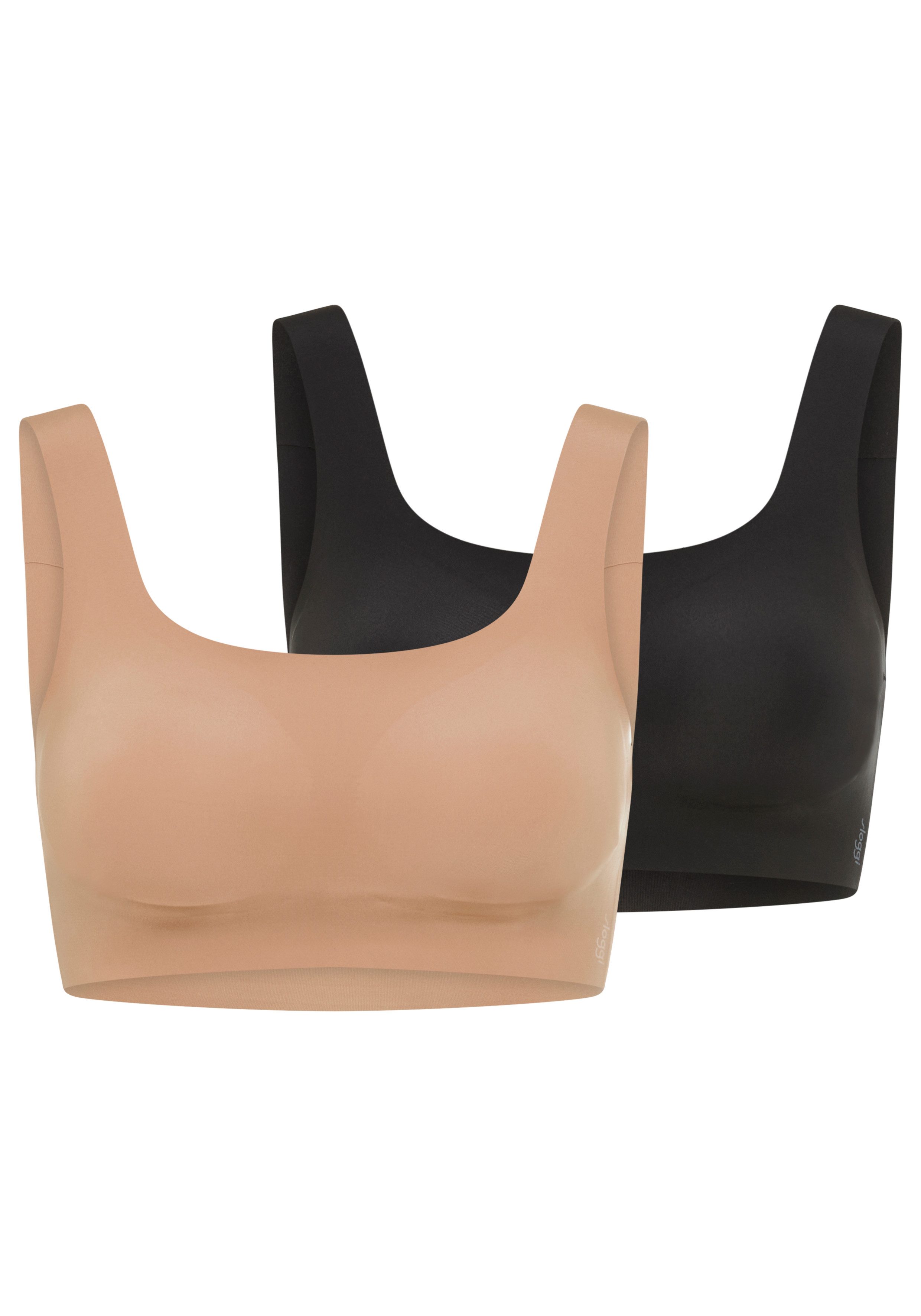 sloggi Bustier ZERO Feel 2.0 (2er Pack) nahtlos, herausnehmbare Pads, Micro günstig online kaufen