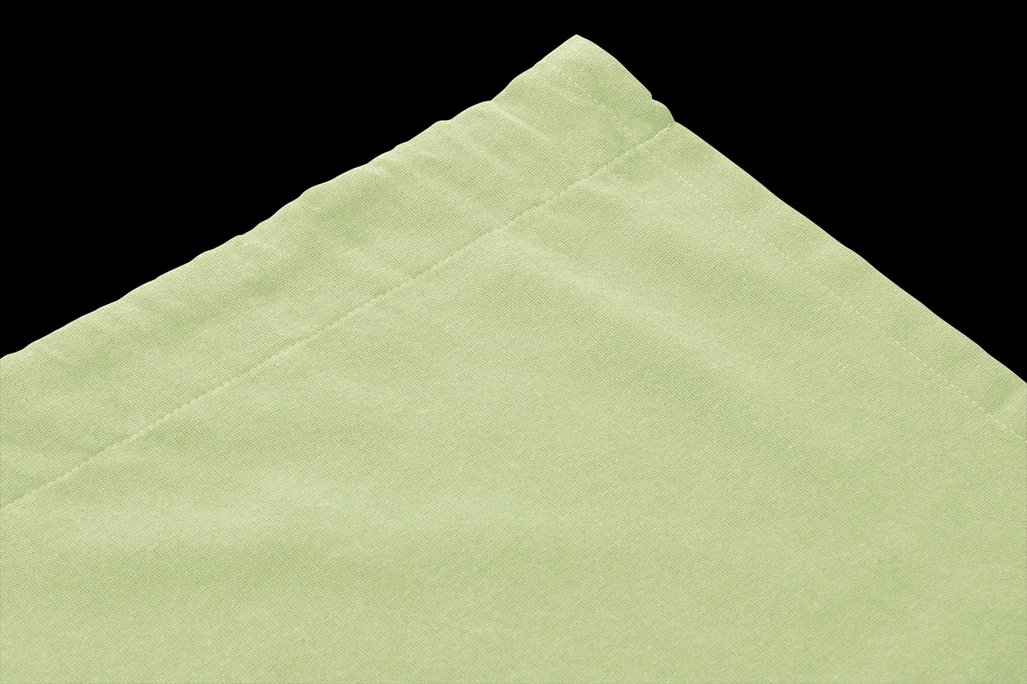 Vorhang Lanea, LeGer halbtransparent, Gercke, by verschiedene grün Home (1 St), 1 Größen Stangendurchzug Lena Schal, Leinenoptik