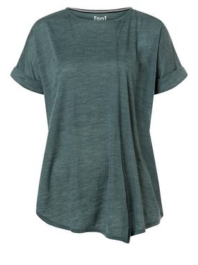 SUPER.NATURAL T-Shirt Merino T-Shirt W JP KNOT TEE mit Knoten-Detail am Saum, feinster Merino-Materialmix
