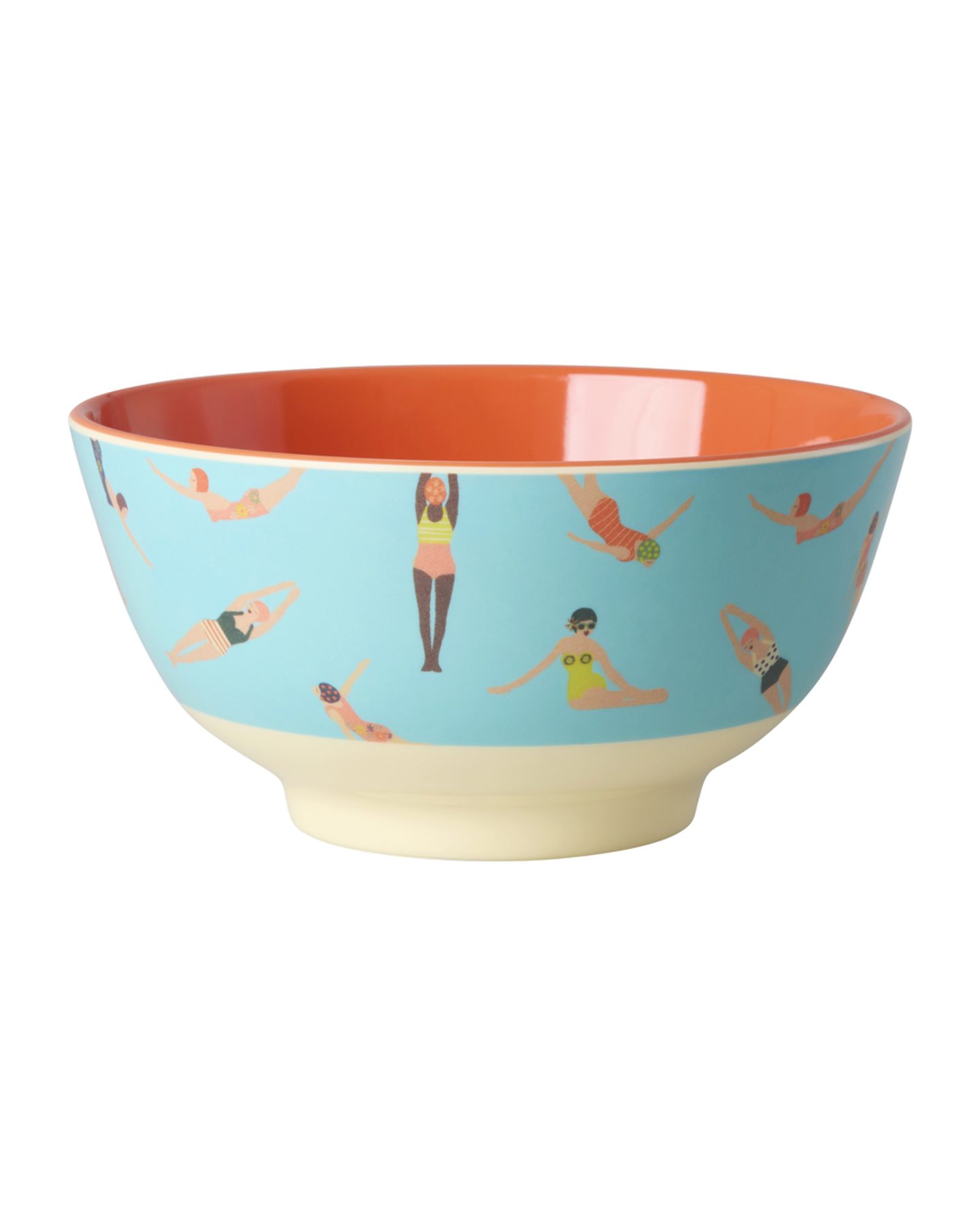 rice Schüssel Rice Melamin Schüssel - Schwimmer Motiv Türkis 700ml, Melamin