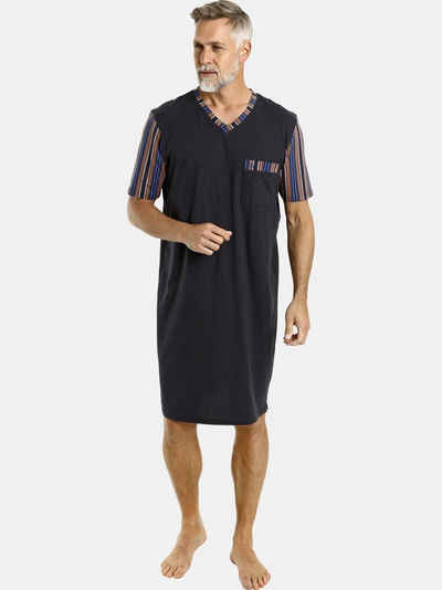 Jan Vanderstorm Pyjamaoberteil ARWID Nachthemd im Comfort Fit