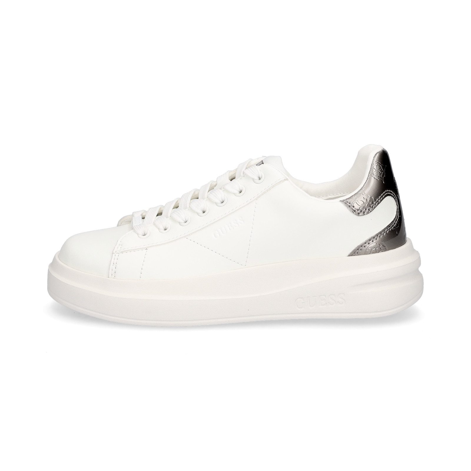 Guess Guess Damen Sneaker Elbina weiß metallic Sneaker
