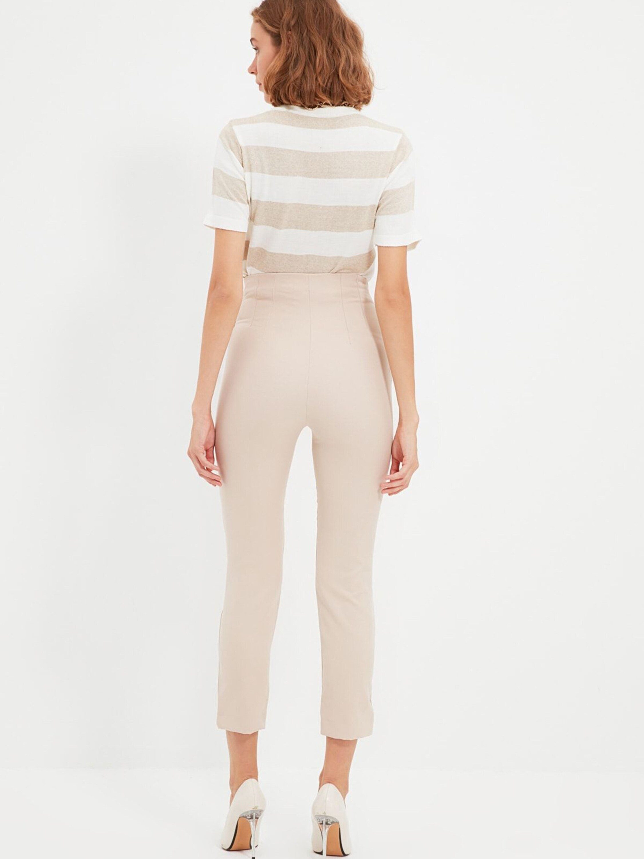 Trendyol 7/8-Hose (1-tlg) Plain/ohne Details günstig online kaufen