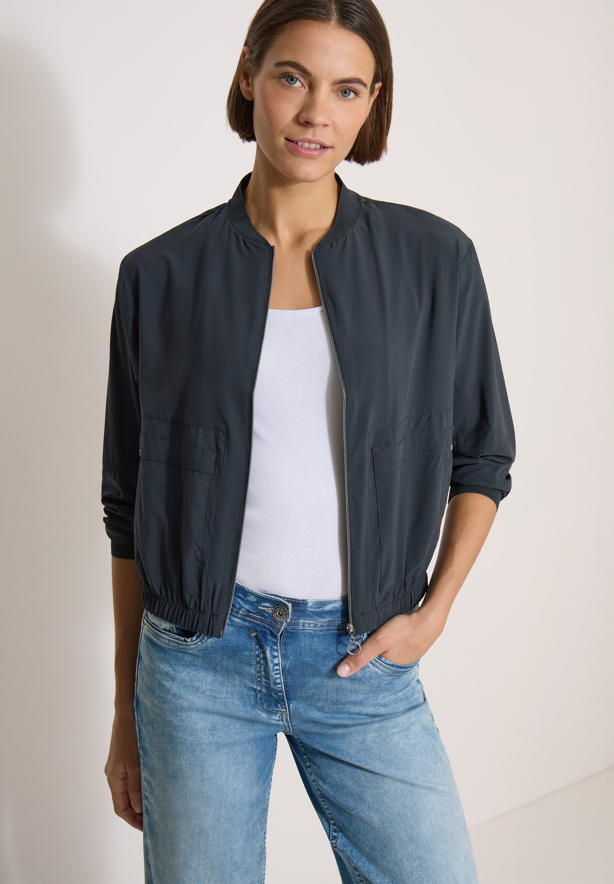 CECIL Kurzjacke in Unifarbe