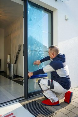 Fensterfolie Schutzfolie selbstklebend für Glas Fenster Spiegel blau 50cm x 100m, Scorprotect®