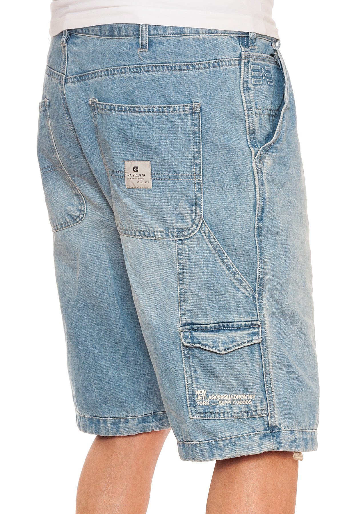 Jet Lag Jeansshorts im Worker Style günstig online kaufen