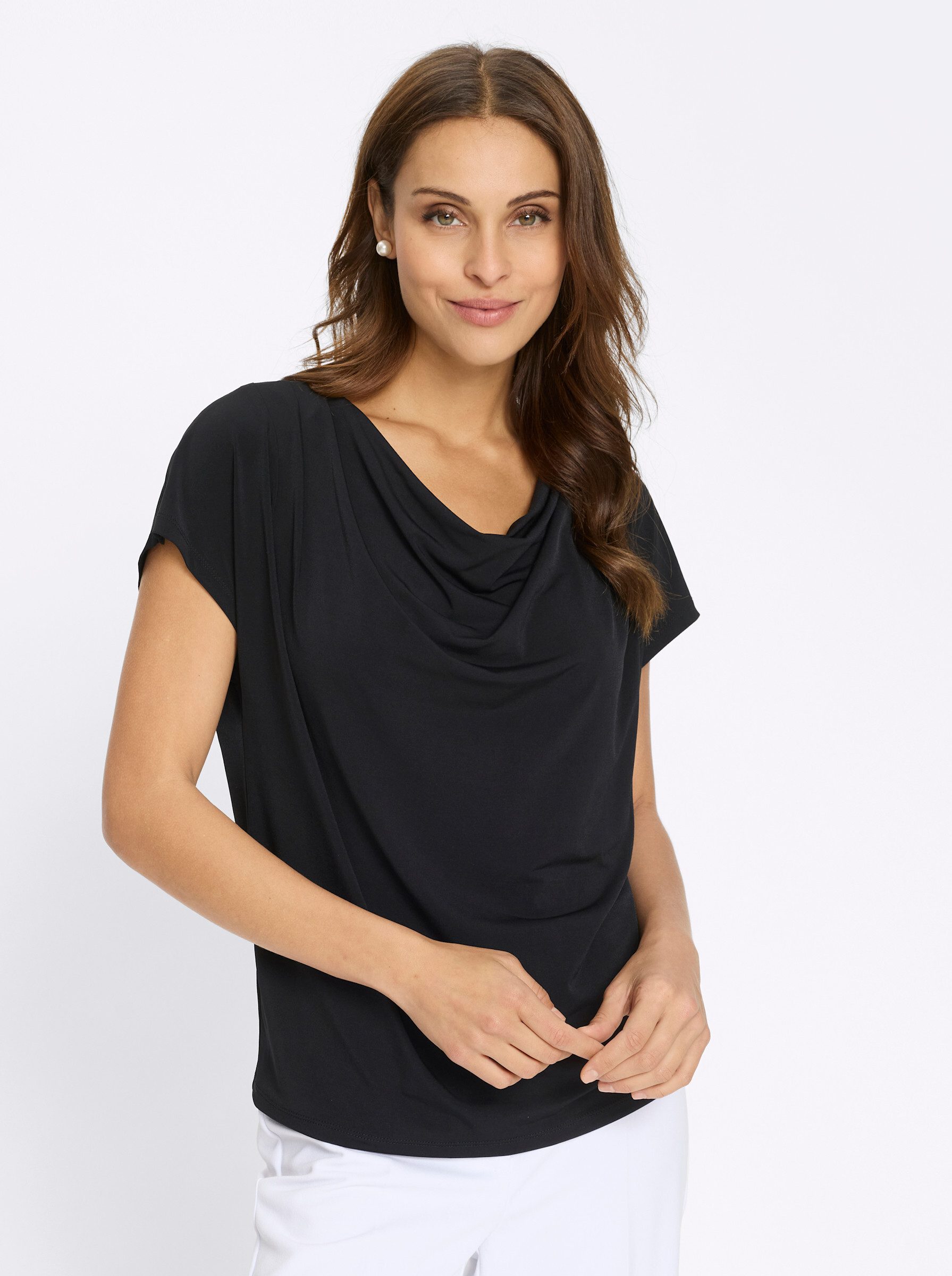 Witt T-Shirt Wasserfallshirt Kurzarm günstig online kaufen