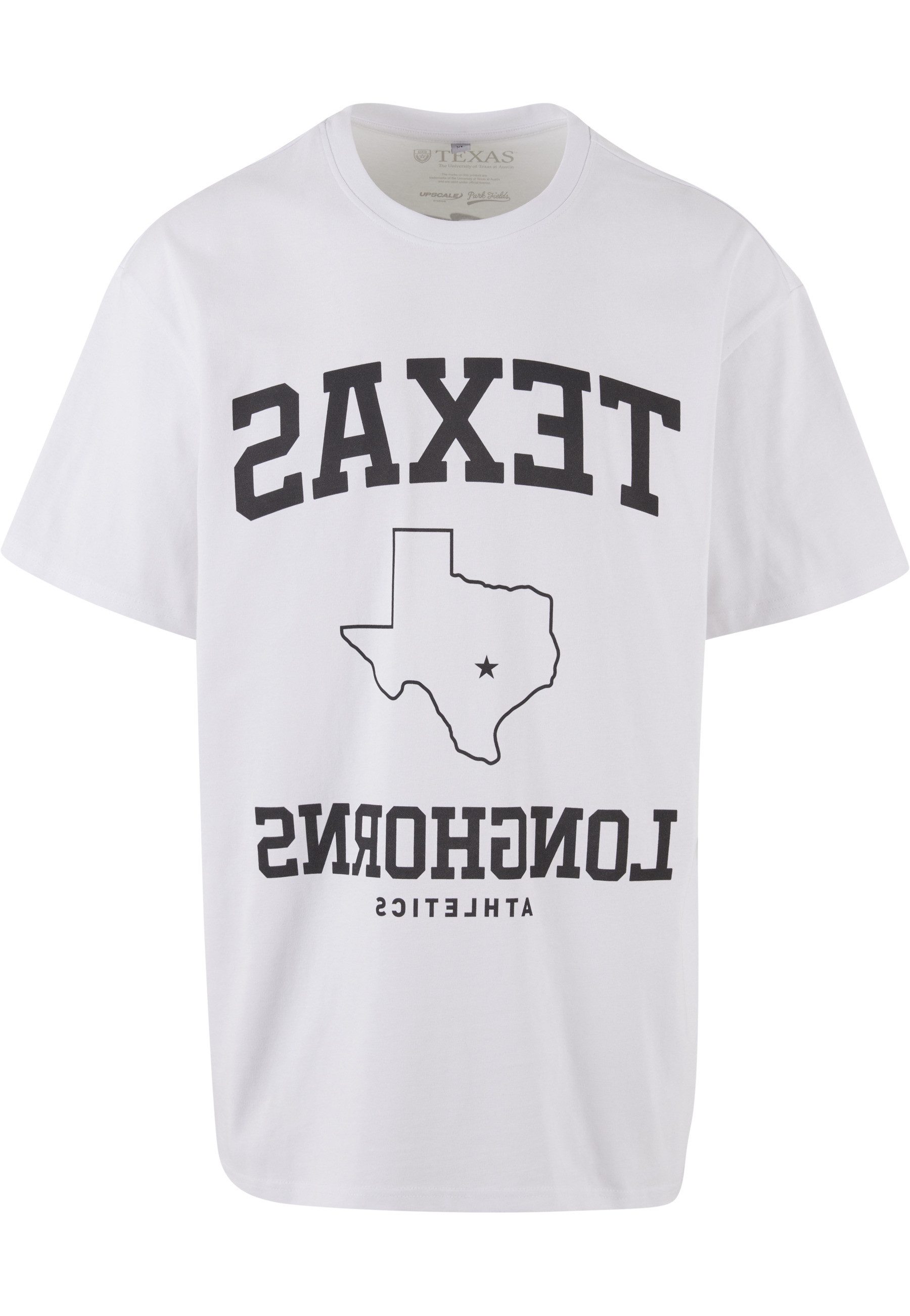 T-Shirt Upscale by Mister Tee Texas Longhorns Mirrored Oversize Tee