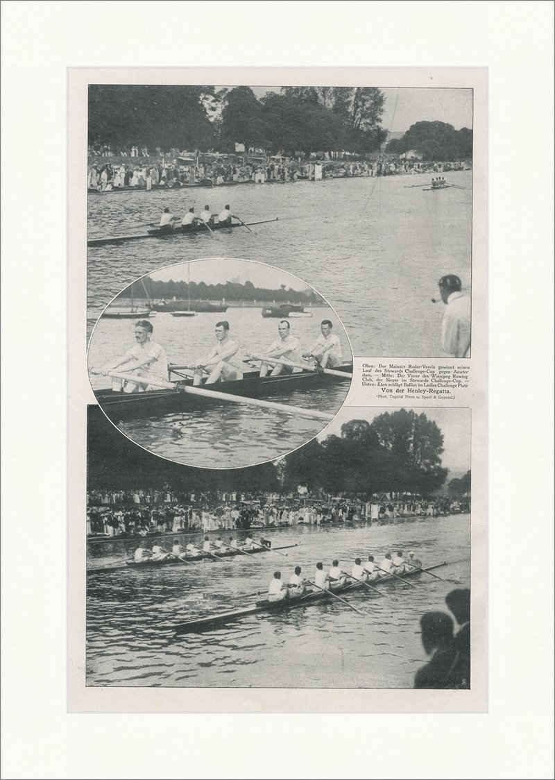 Kunstdruck Von der Henley Regatta Rudern Stewards Challenge Cup Amsterdam Faksimi, (1 St)