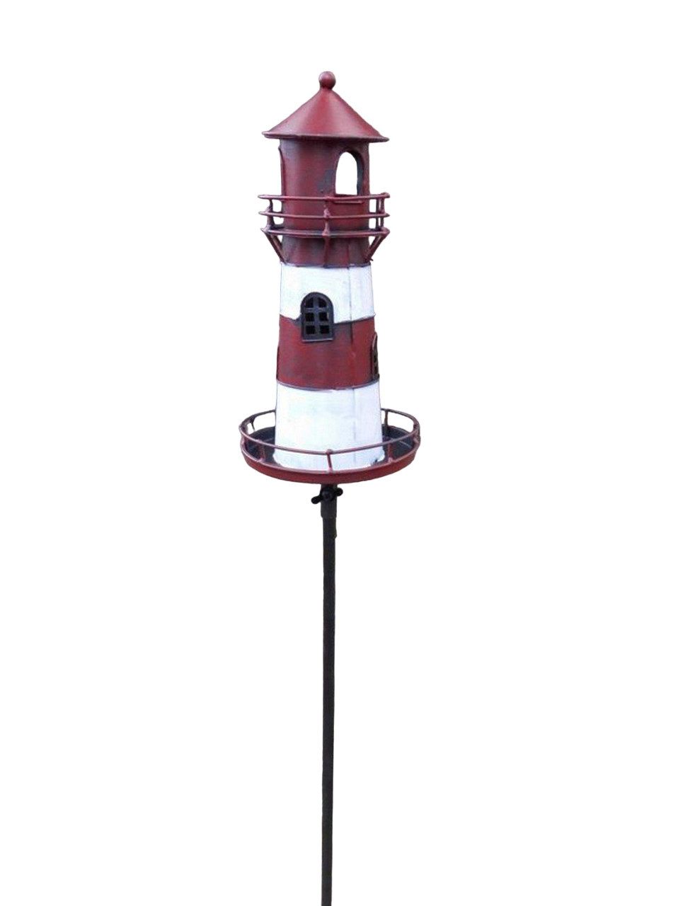 Deko-Impression Gartenstecker Leuchtturm Gartenstab Gartenstecker Windlicht günstig online kaufen