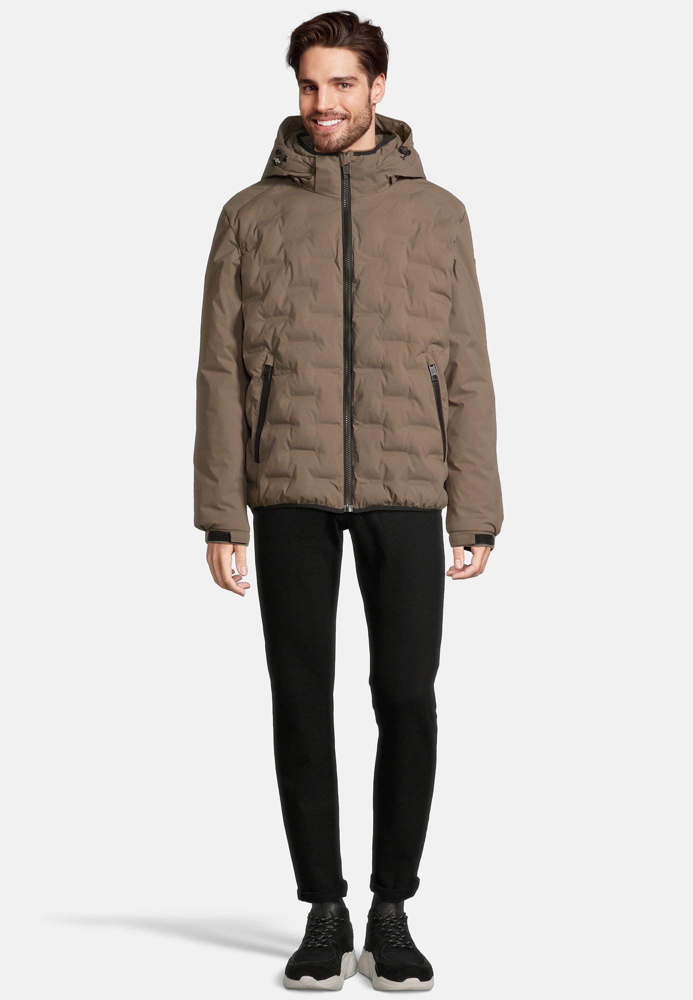 COVERED Steppjacke Henry M60192CO große Kapuze abnehmbar, nahtlos-gewebte K günstig online kaufen