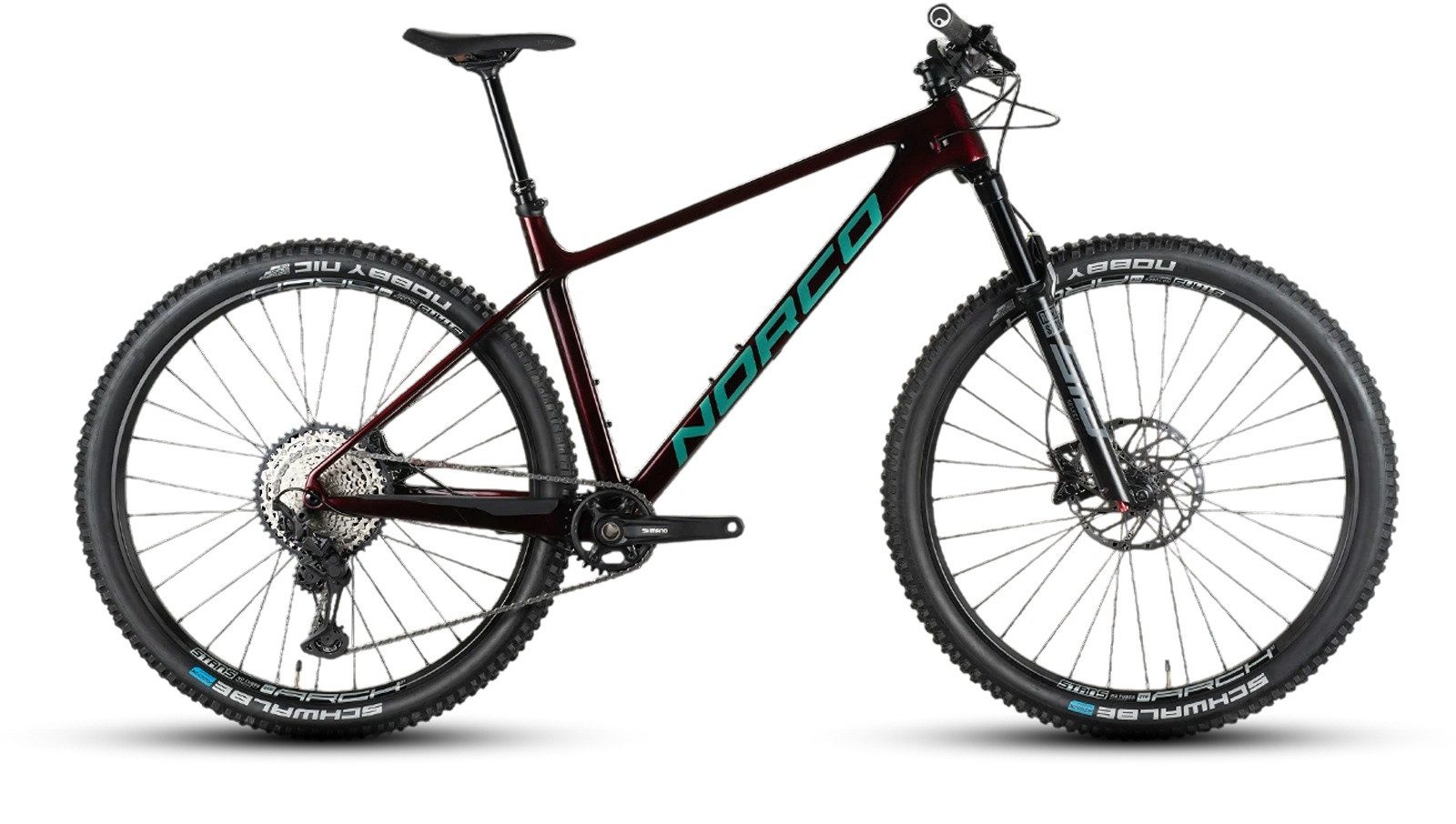 NORCO Mountainbike MTB Hardtail Revolver HT 2 120 Red/Green 29" Diamant, 12 Gang Shimano Shimano XT RD-M8100 12spd Schaltwerk