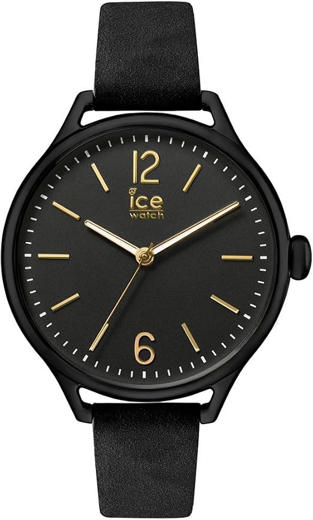 ice-watch Quarzuhr Ice Time Black Gold - Schwarz