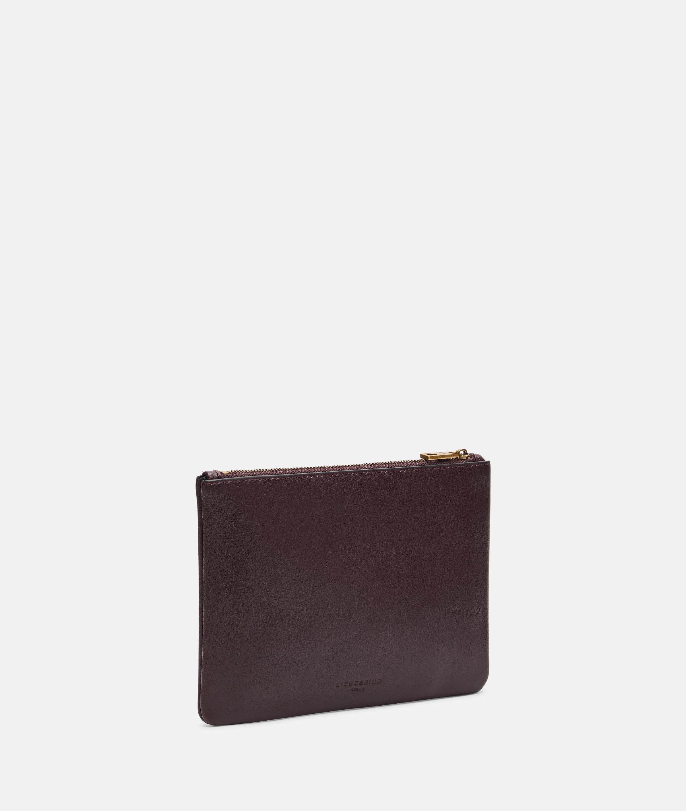 Liebeskind Berlin Kosmetiktasche Dancing Letters Cosmetic Pouch S, Kleine Pouch aus Nappaleder