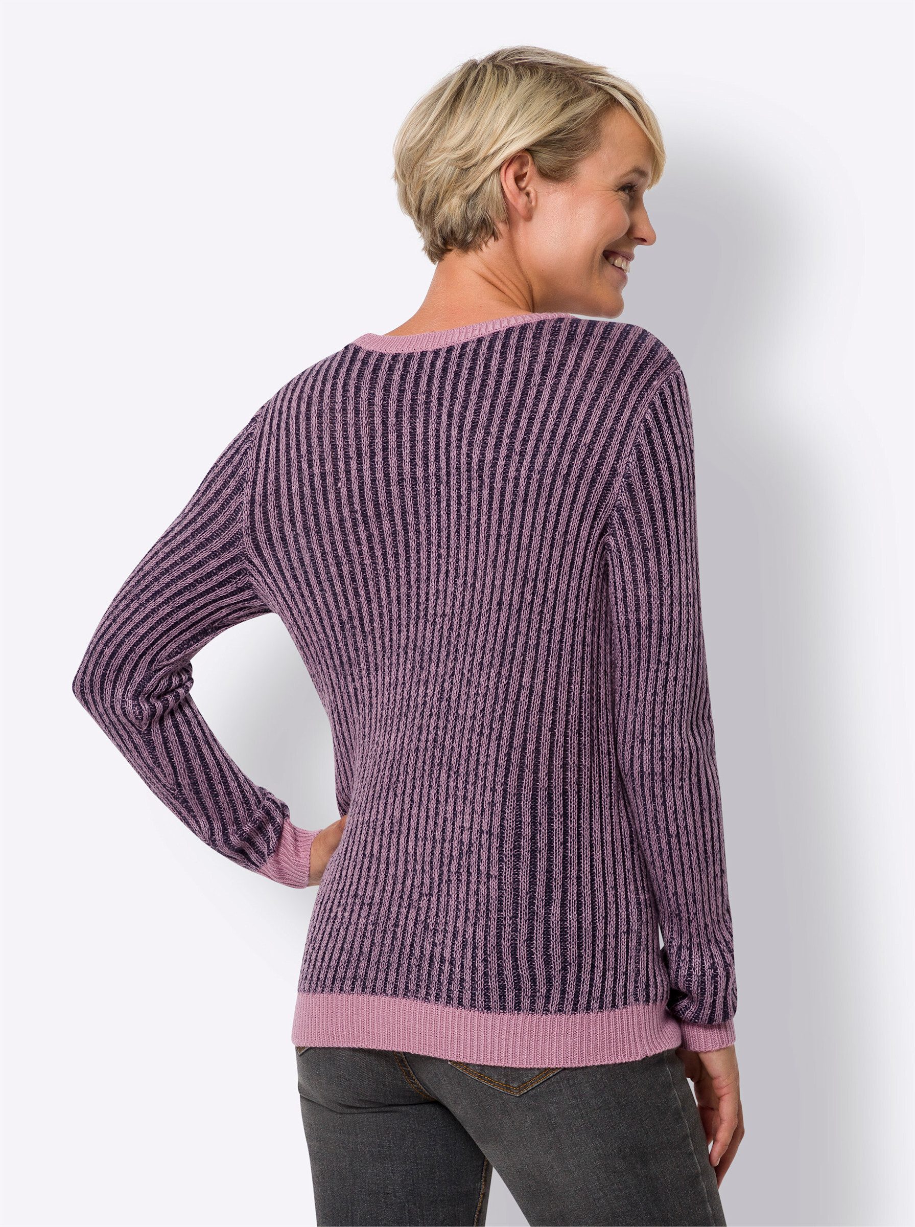 Sieh an! Strickpullover Langarm-Pullover . günstig online kaufen
