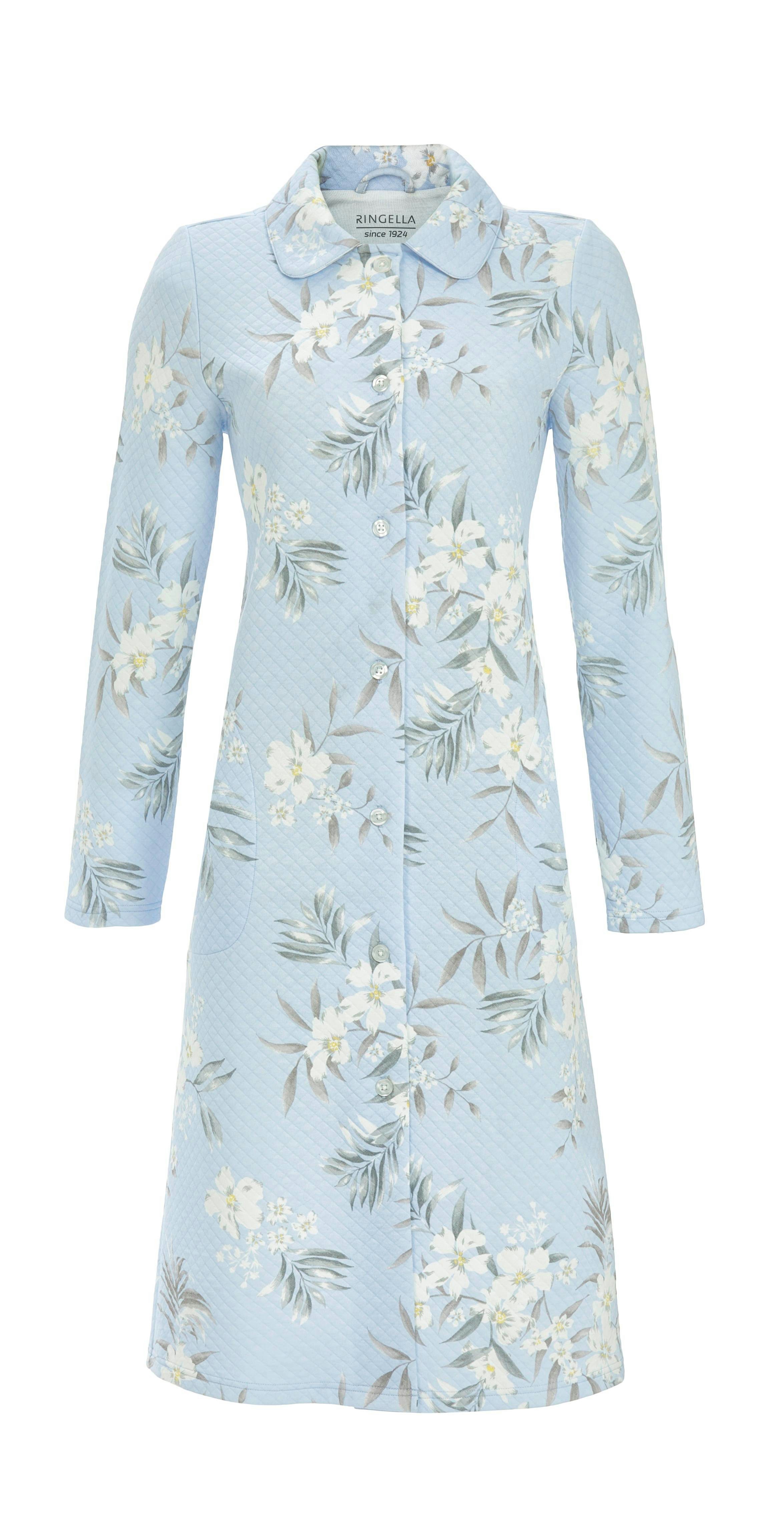 Ringella Damenbademantel, Morgenmantel in Steppoptik, Länge 110 cm, durchge günstig online kaufen