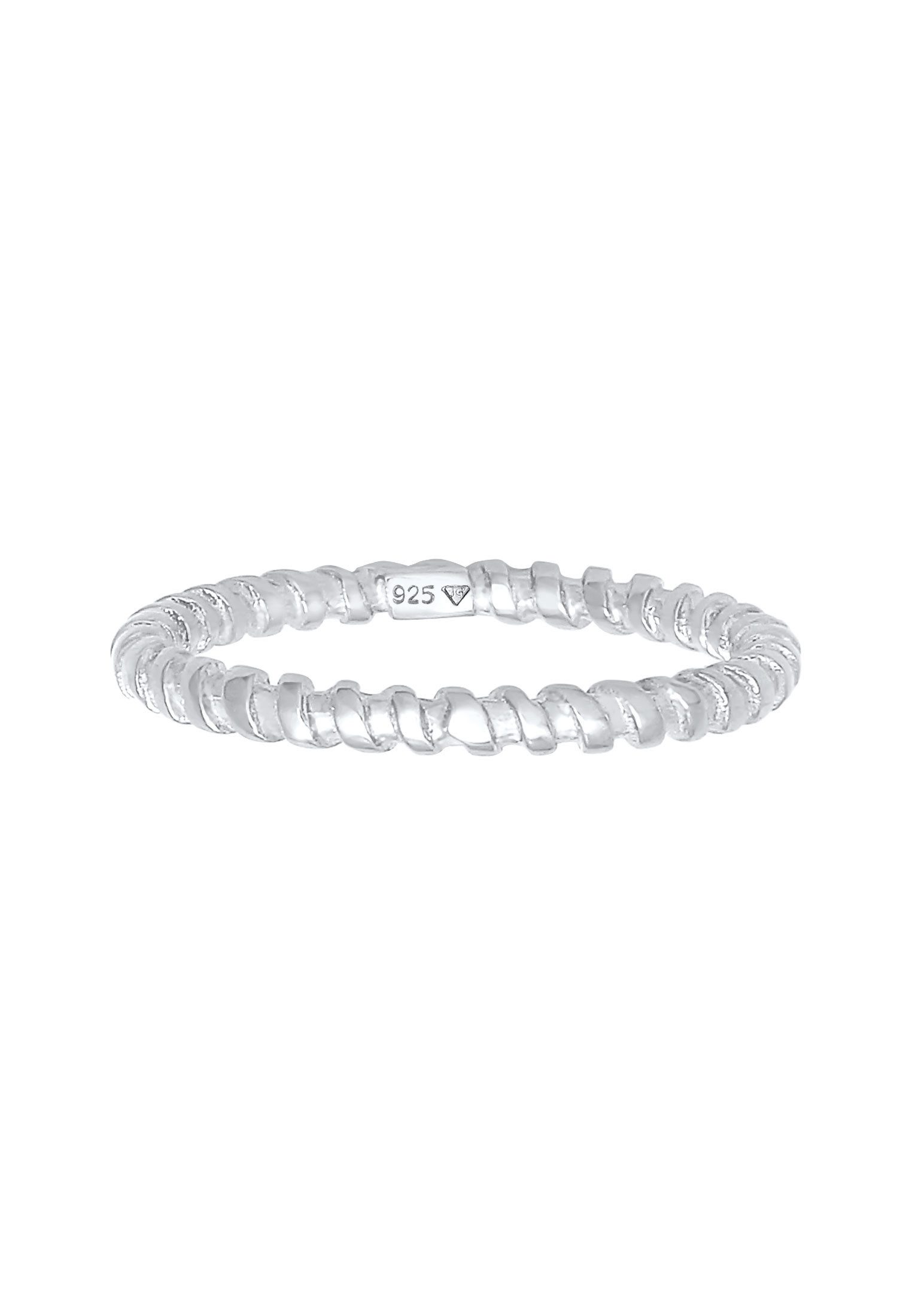 Elli Fingerring Gedreht Gewinde Stapelring 925 günstig online kaufen