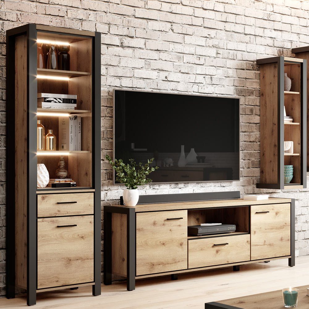 Lomadox Wohnwand ACCRA-83, (3-St), Moderne in günstig online kaufen