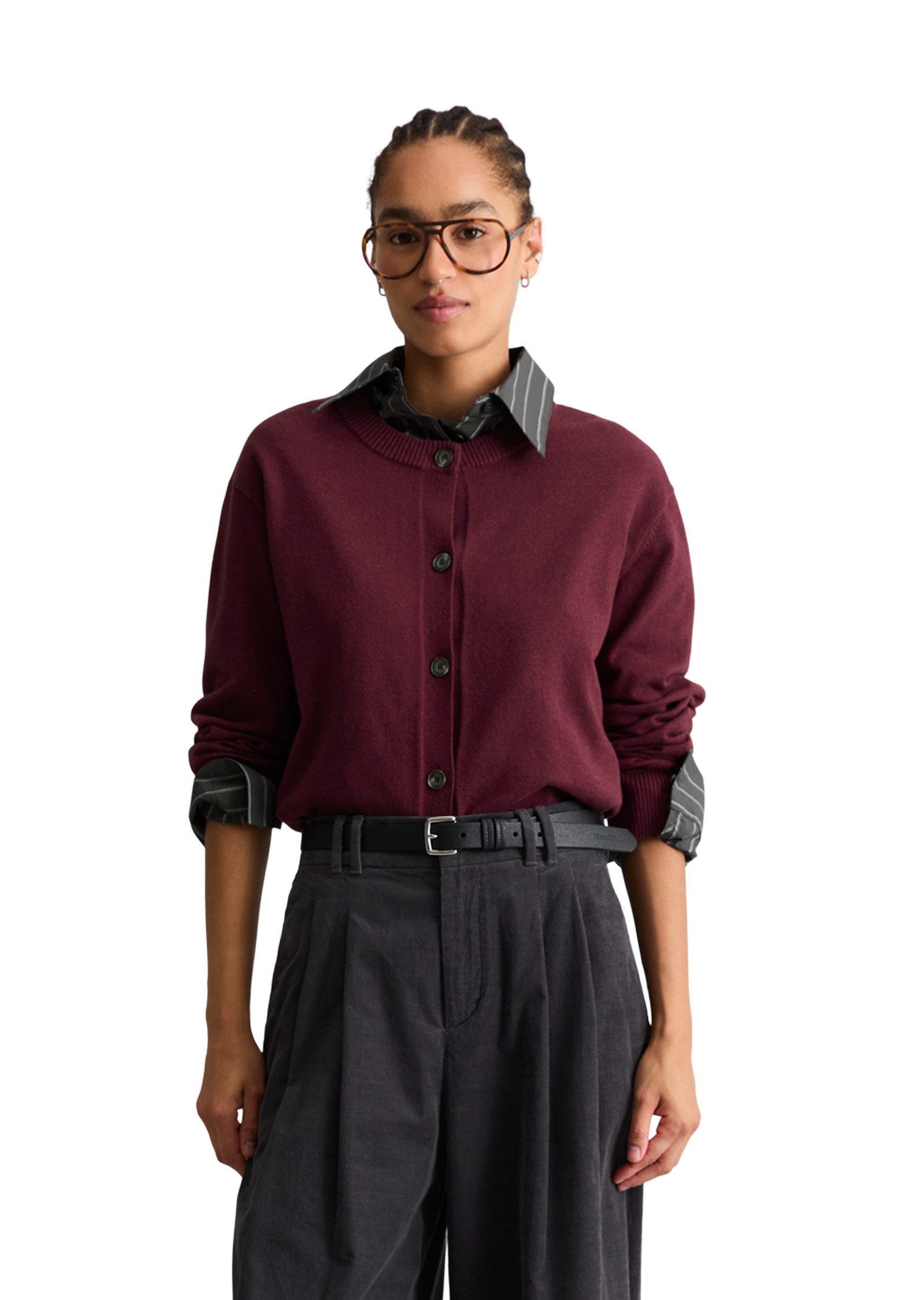 Marc O'Polo DENIM Cardigan aus Soft Cotton Stretch