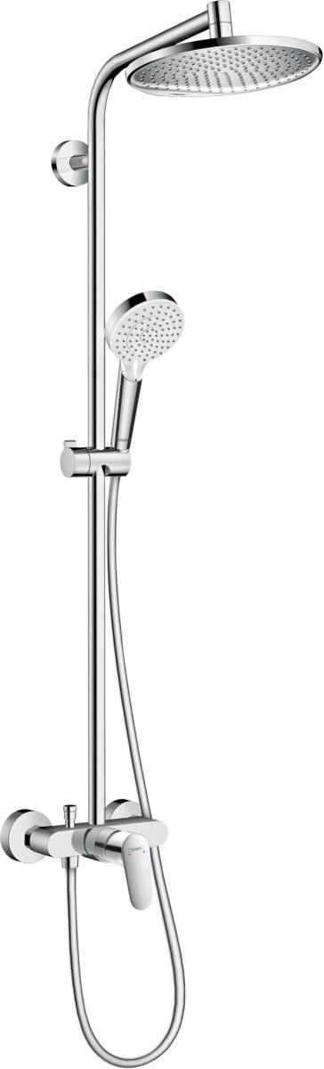 hansgrohe Duschsystem »Crometta S«, Höhe 119,1 cm, 2 Strahlart(en), Set, chrom