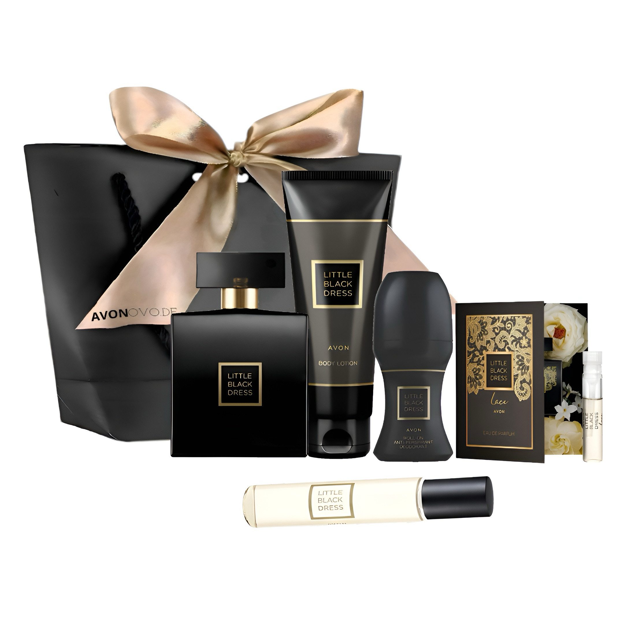 Pflege-Geschenkset LITTLE BLACK DRESS Parfüm Spray 50ml, Taschenspray 10 ml, Bodylotion