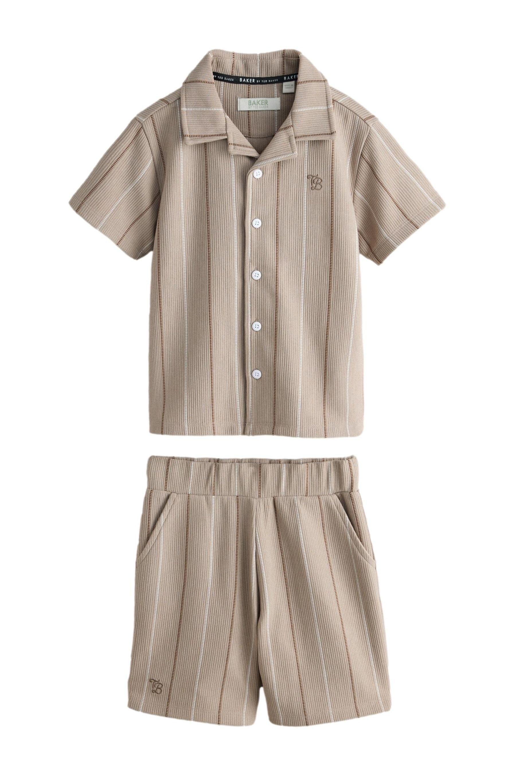 Shirt & Shorts Baker by Ted Baker Streifenhemd und Shorts im Set