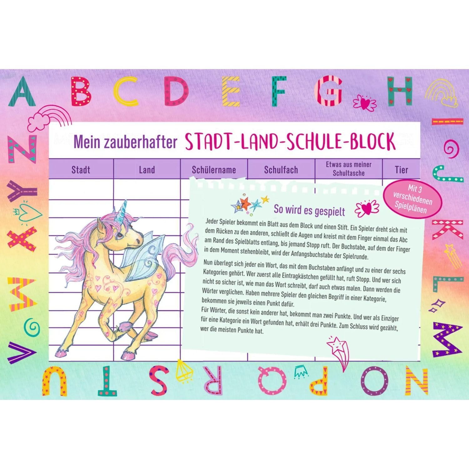 Coppenrath Spiel Meine superschlaue Einhorn Schulstart-Box (Einhorn-Paradies)