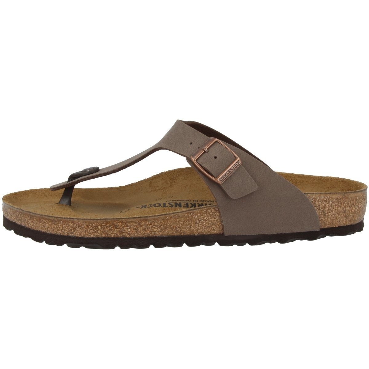 Birkenstock Gizeh Birko-Flor Nubuk normal Unisex Erwachsene Sandalen, Sandaletten, Sommerschuhe, Badeschuhe, Zehentrenner