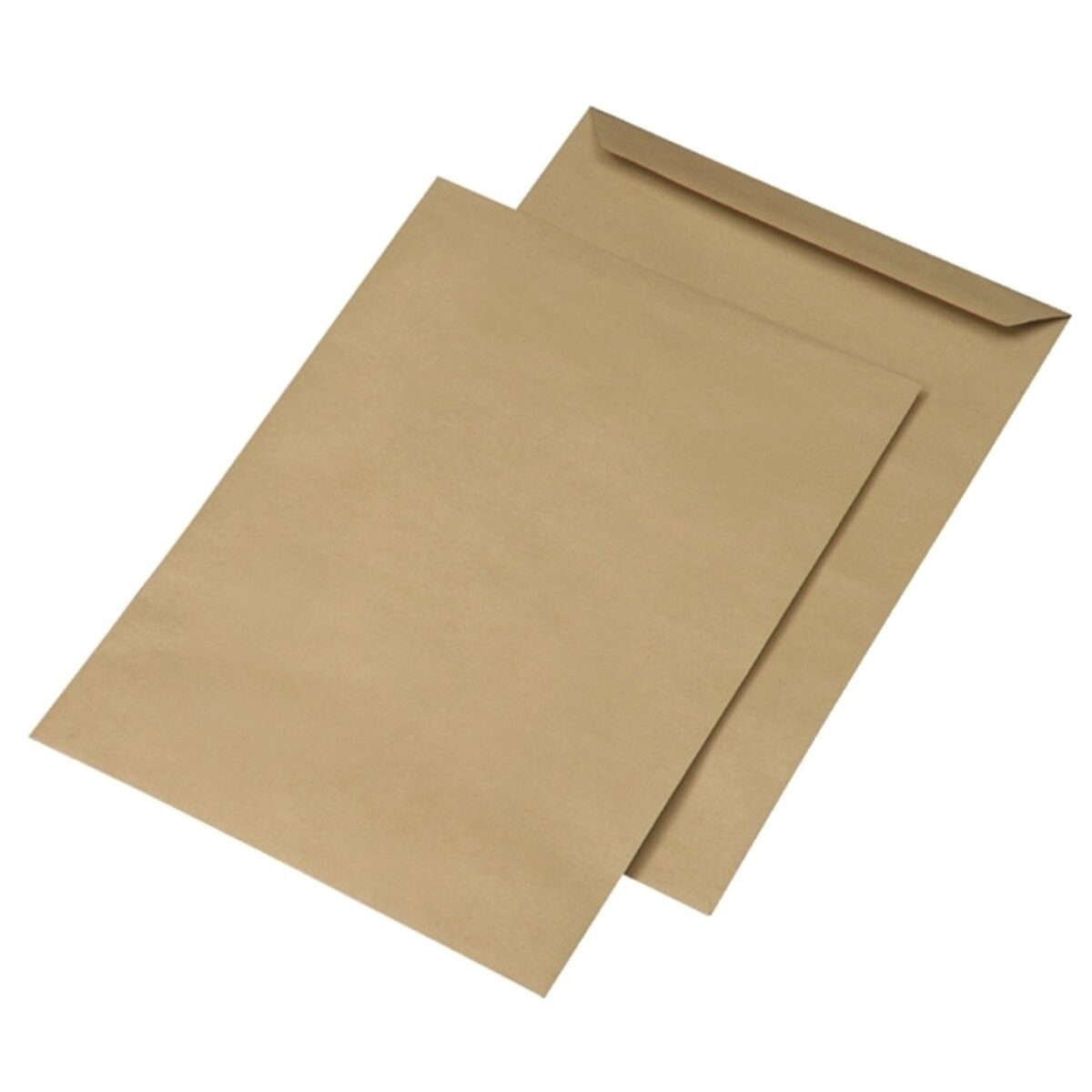 mayer-network GmbH Versandtasche Versandtaschen Recycling - E4 ohne Fenster gummiert 130 g/qm braun 250