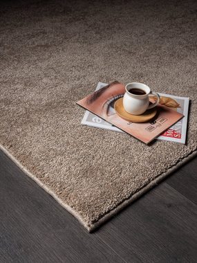 Teppich Marley Eleganter Designer Teppich, Kurzflor, the carpet, Rechteck, Höhe: 17 mm, Wohnzimmer, Schlafzimmer, Fußbodenheizung, weich