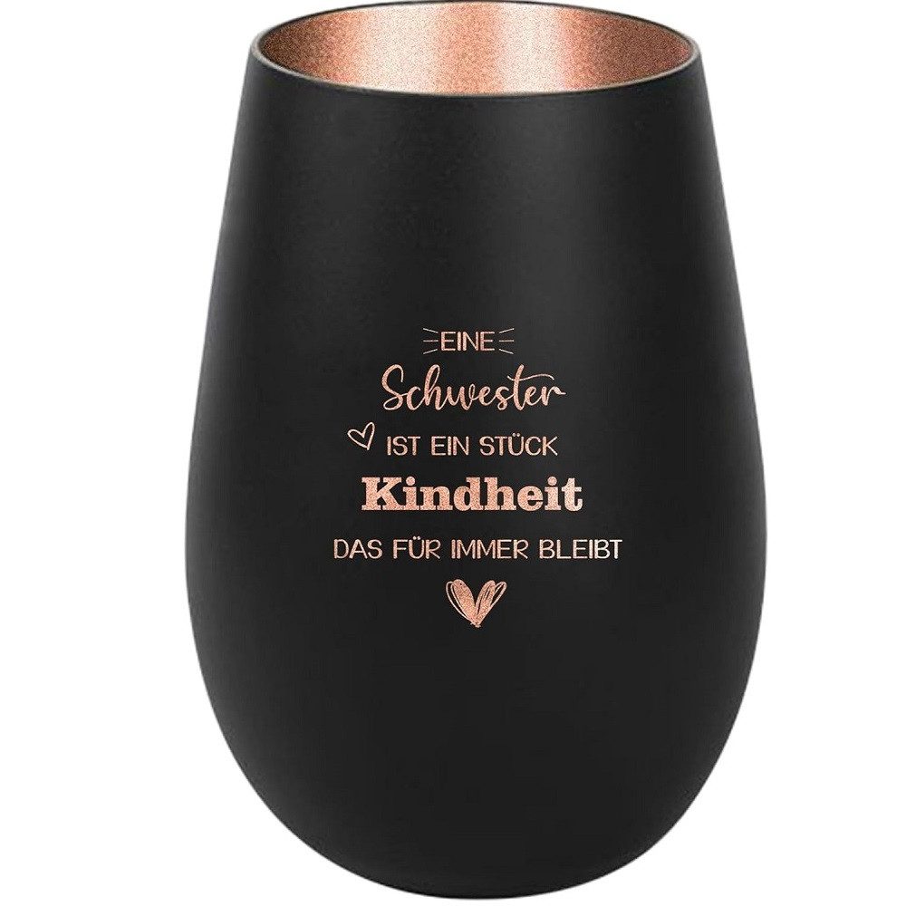 Der Porzellan-Laden Windlicht Windlicht mit Gravur: "Eine Schwester ist ein günstig online kaufen