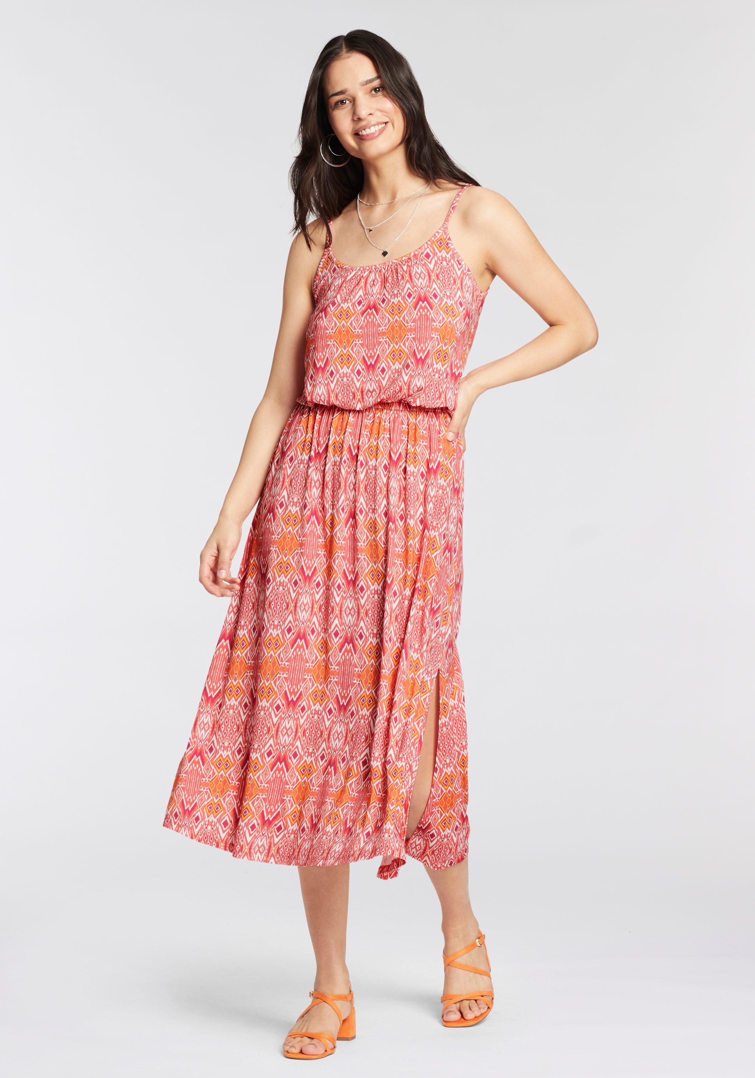 Laura Scott Sommerkleid mit femininem Allover-Print günstig online kaufen
