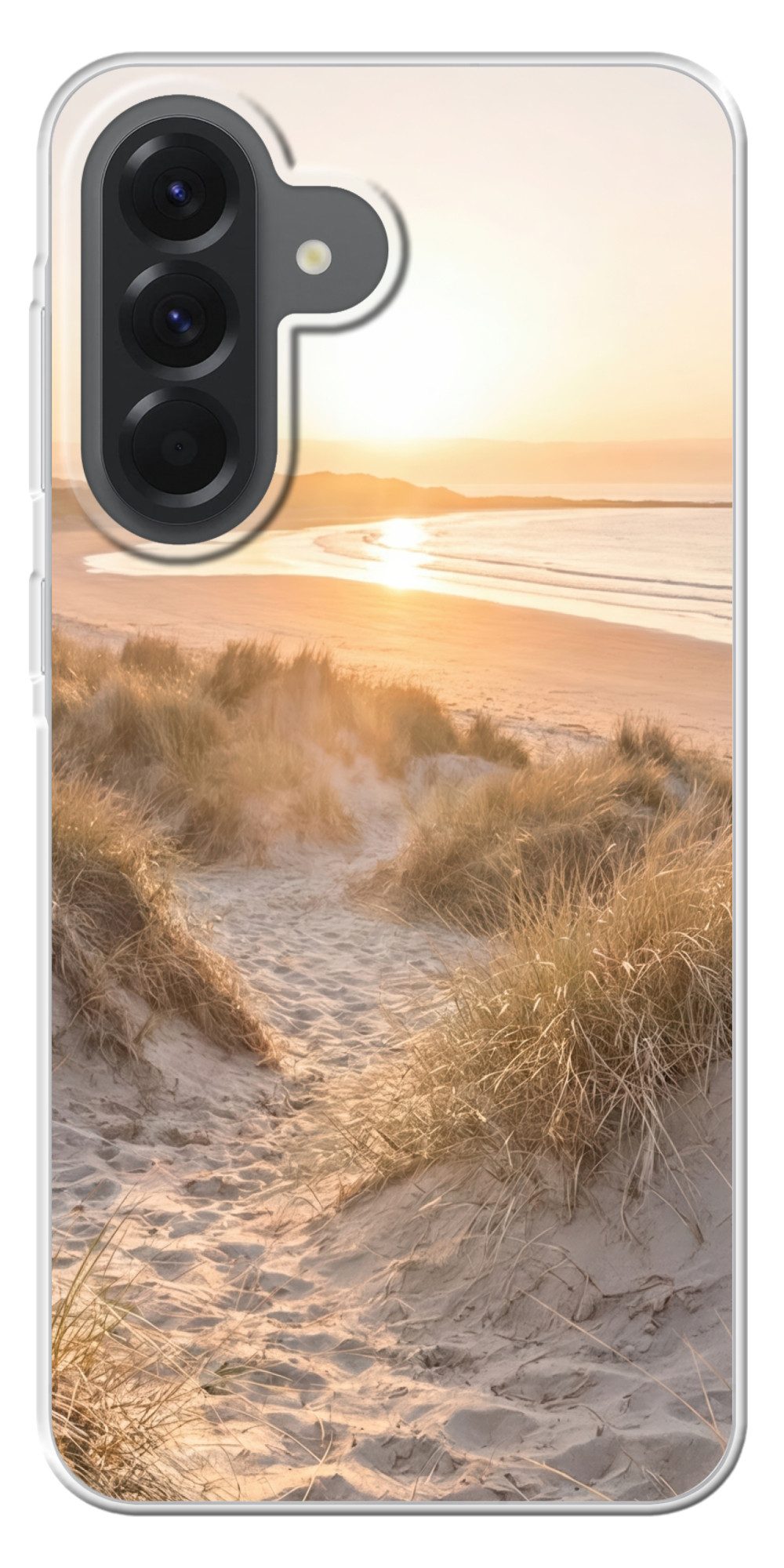 MuchoWow Handyhülle für Samsung Galaxy A57 Dünen - Strand - Meer, Smartphone-Bumper, Print, Handy Schutzhülle Dünn