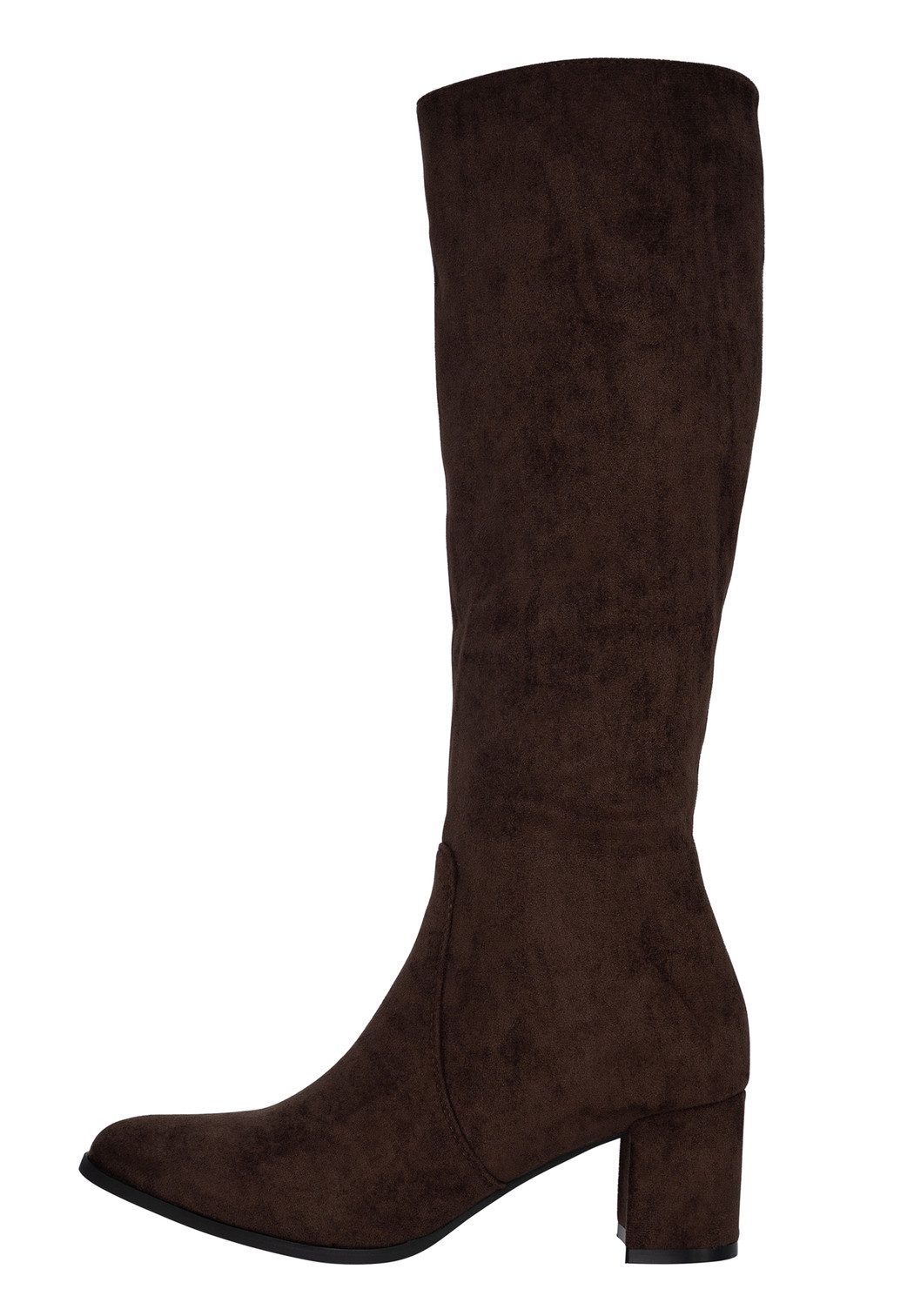 Salinyang Kniehohe Damenstiefel Elegant mit Blockabsatz & minimalistischer Optik Stiefel