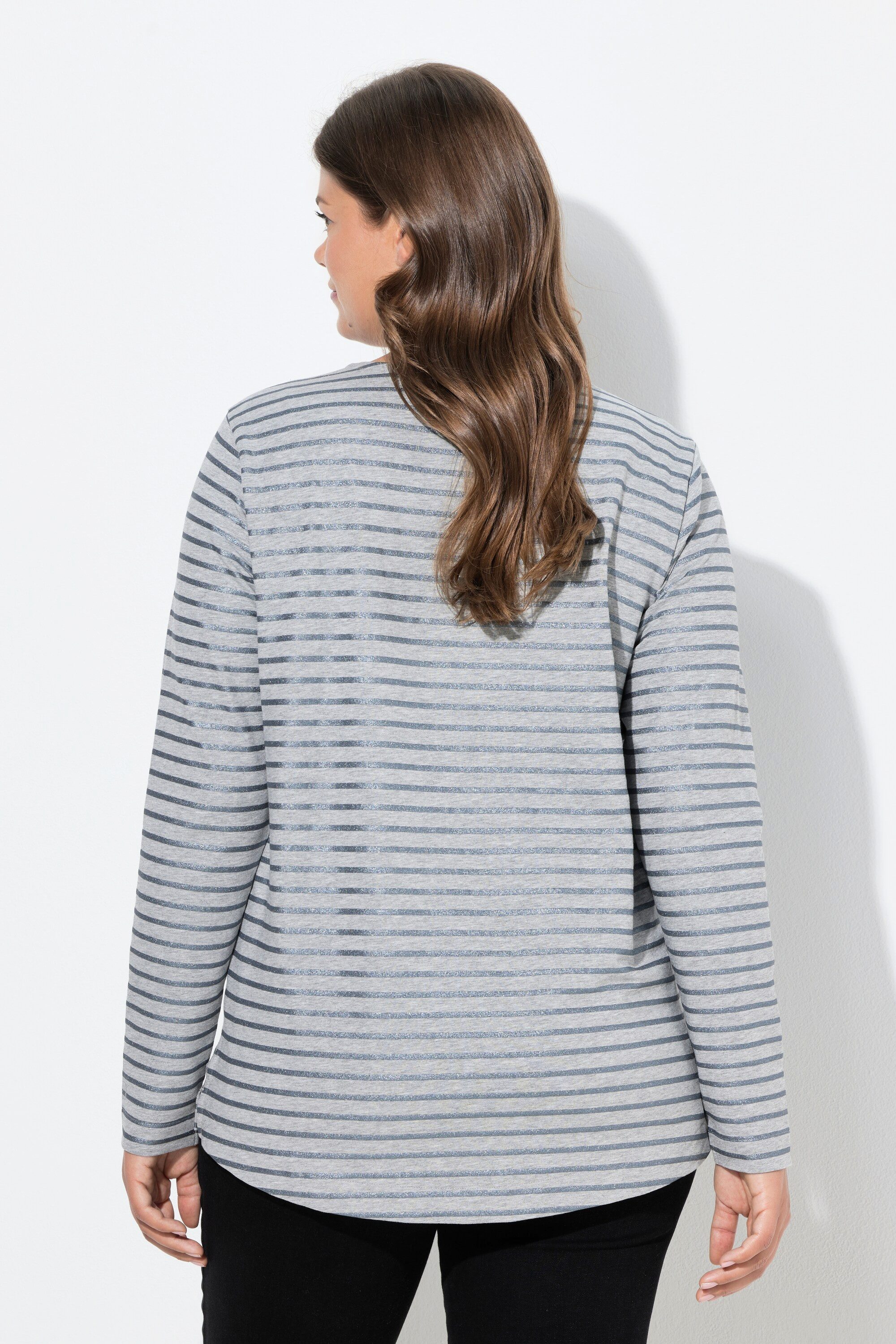 Laurasøn T-Shirt Ringelshirt Langarm Rundhalsausschnitt