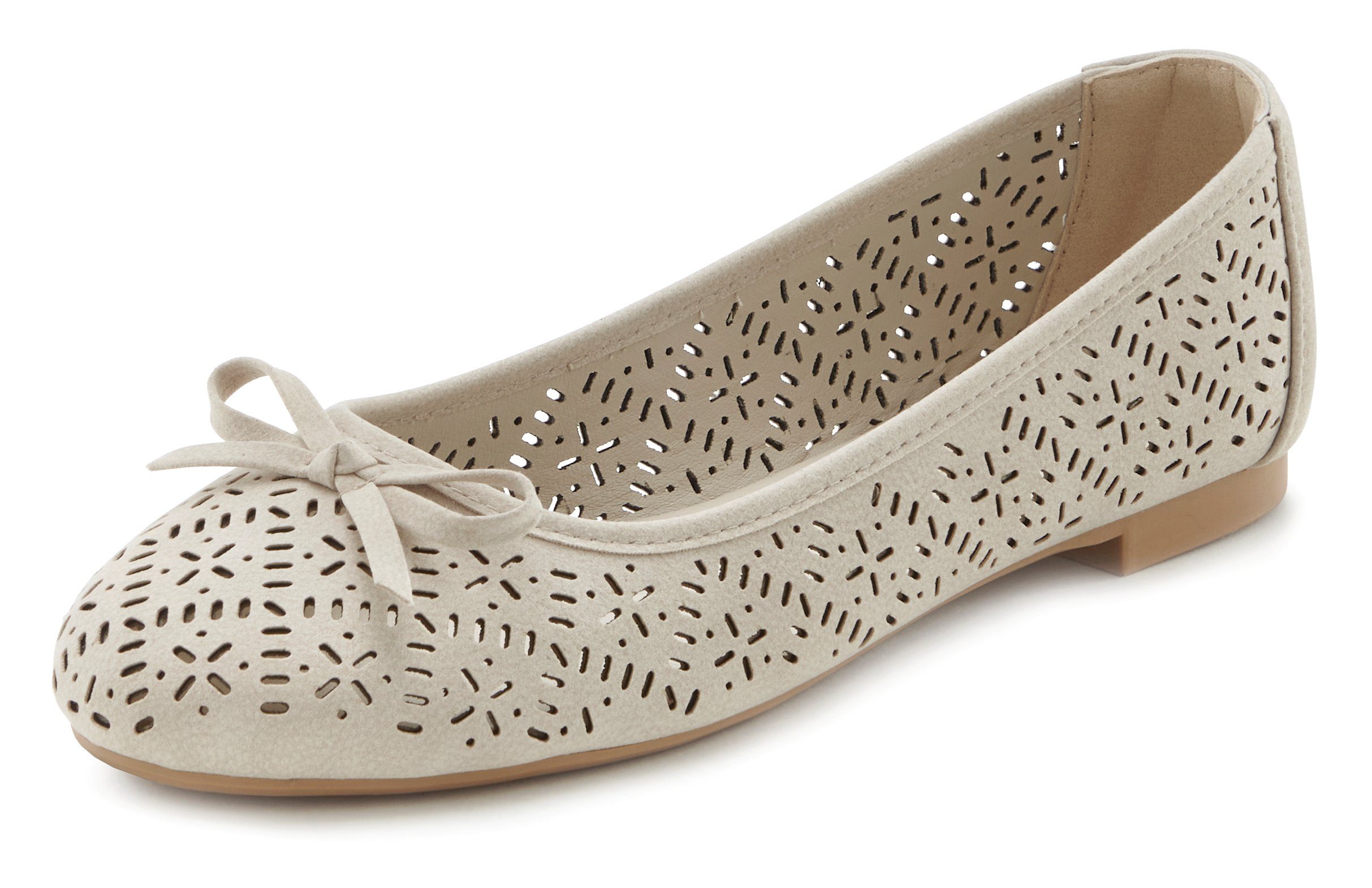 LASCANA Slip-On-Sneaker, Ballerina Freizeitschuh, Slipper, Halbschuh mit kl günstig online kaufen