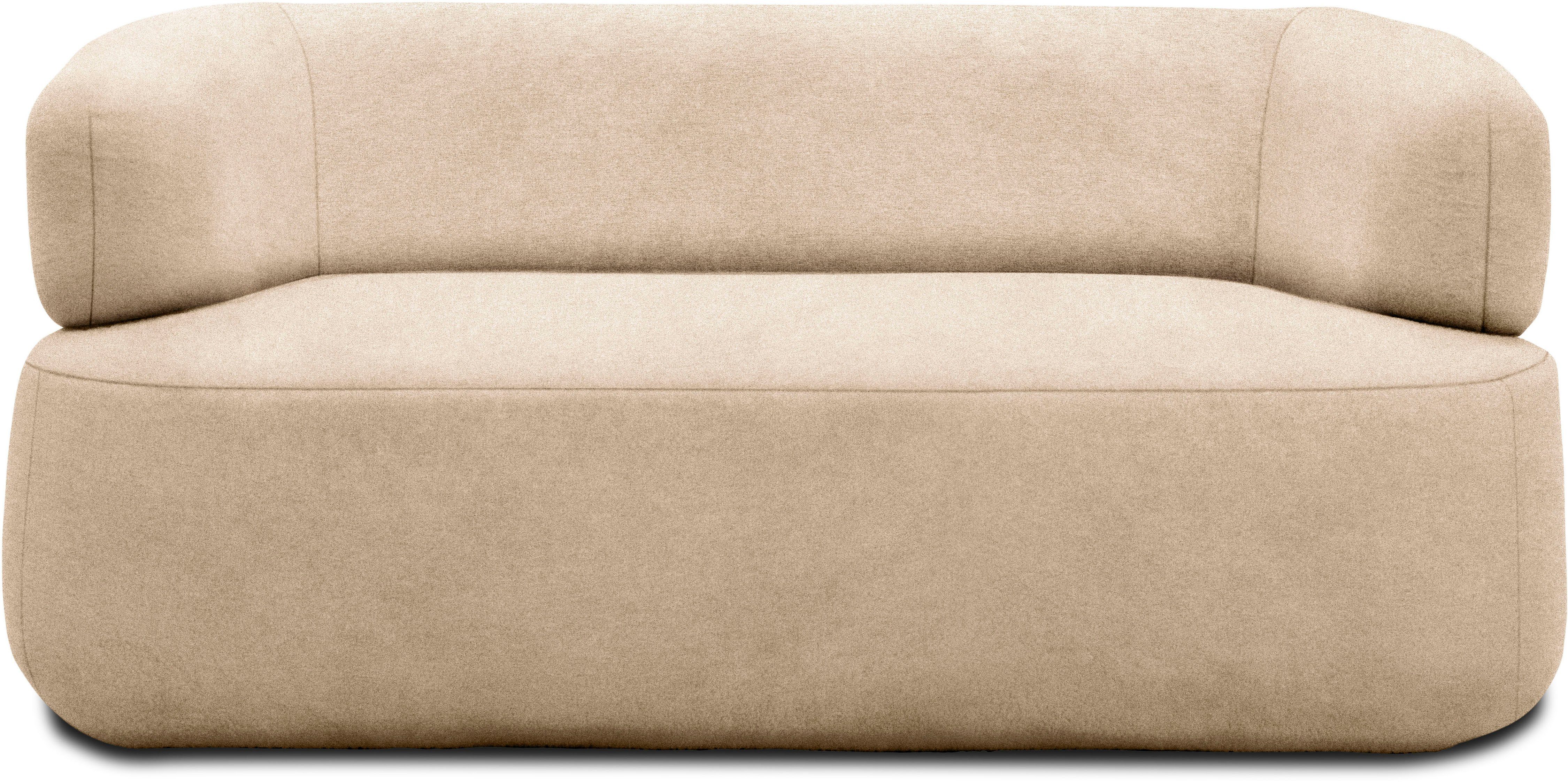 DOMO collection 2-Sitzer 800012 Designsofa, komfortabel und elegant, organische Formensprache, Formschöner 2-Sitzer